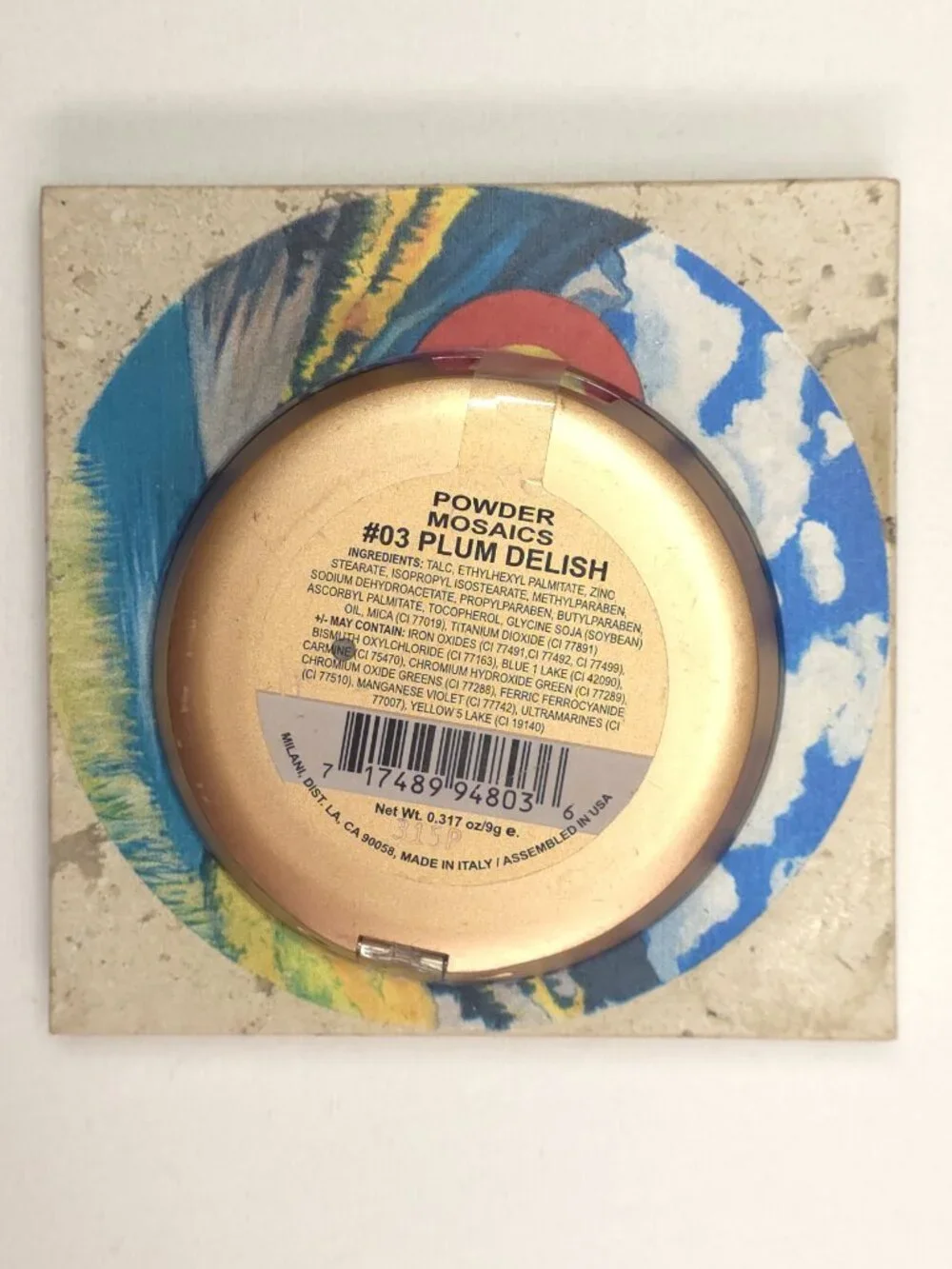 Milani Powder Mosaics Blush Bronzer Brightener - 03 Plum Delish